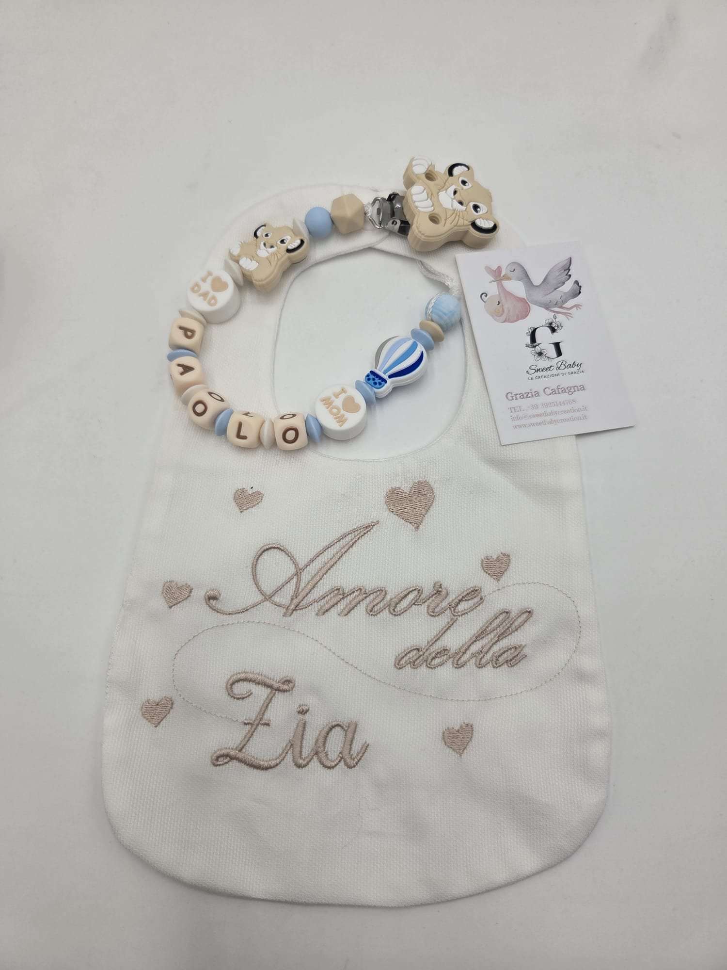 Catenelle portaciuccio personalizzate