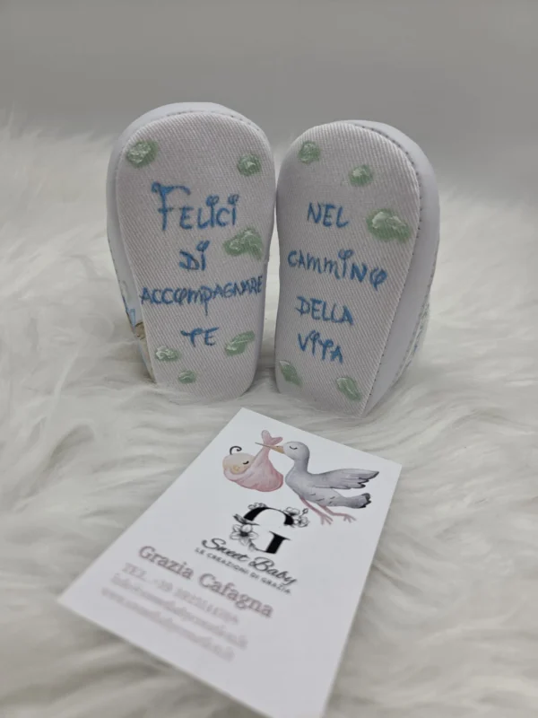 sbc-scarpine-premium-suola Scarpine Neonato Dipinte a Mano Orsetto