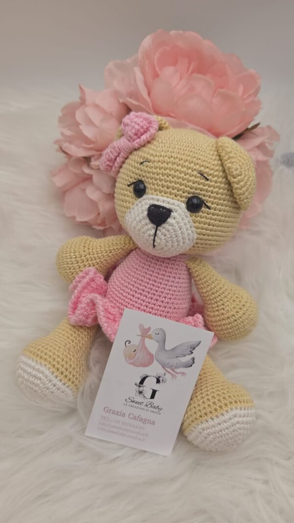 Orsetta Amigurumi con Tutù Rosa