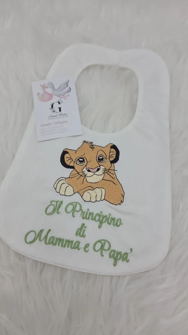sbc-bavetta-simba-15 Bavetta Simba Muso "Il Principino di Mamma e Papà" Verde