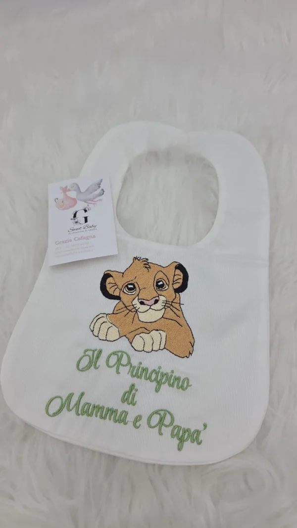 sbc-bavetta-simba-17 Bavetta Simba Muso "Il Principino di Mamma e Papà" Verde