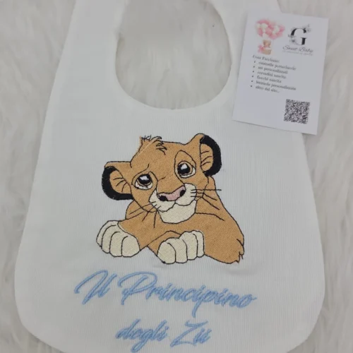 Bavetta Simba Muso "Il Principino degli Zii" Azzurro