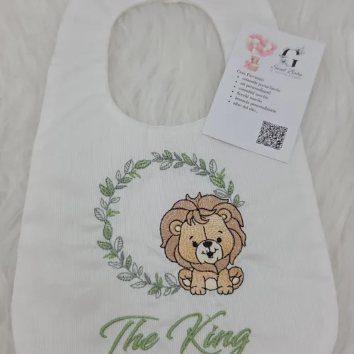 Bavetta Leoncino "The King" con Corona di Foglie
