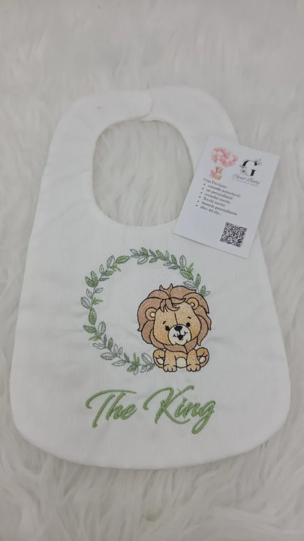 Bavetta Leoncino "The King" con Corona di Foglie