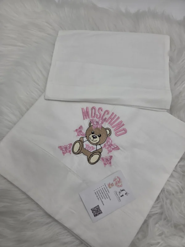 sbc-lenzuolo-113 Lenzuolo Orsetto Toy Rosa con Farfalle