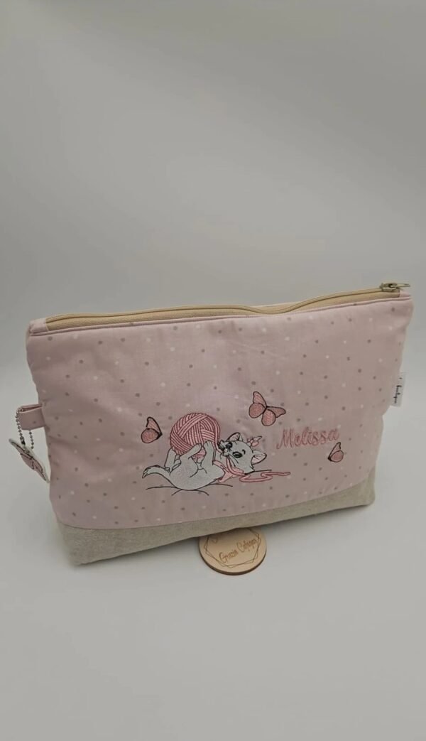 sbc-r10-233 Beauty Case Marie con Gomitolo Rosa