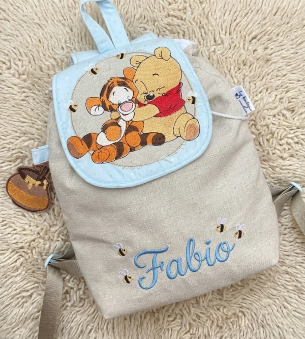 sbc-r12-4 Zaino Winnie the Pooh e Tigro con Api