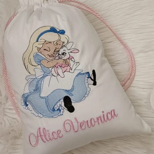 Sacca Primo Cambio Alice e il Coniglietto