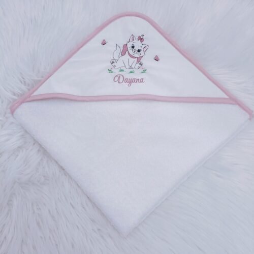 sbc-r4-166 Accappatoio Neonato Gattina Marie