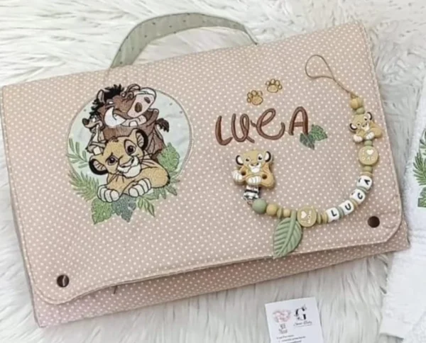 Fasciatoio Portatile Simba, Timon e Pumbaa
