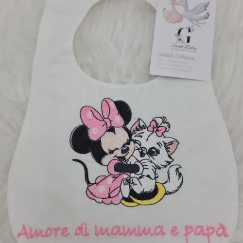 Bavetta Minnie e Marie "Amore di Mamma e Papà"