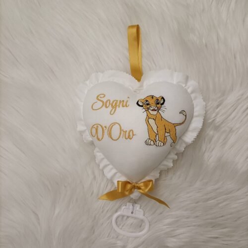 sbc-r8-208 Carillon Cuore Sogni d'Oro Simba Oro