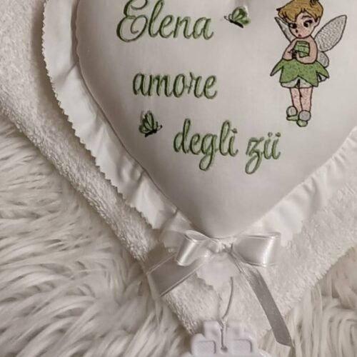 sbc-r8-211 Carillon Cuore Trilli "Amore degli Zii" Verde