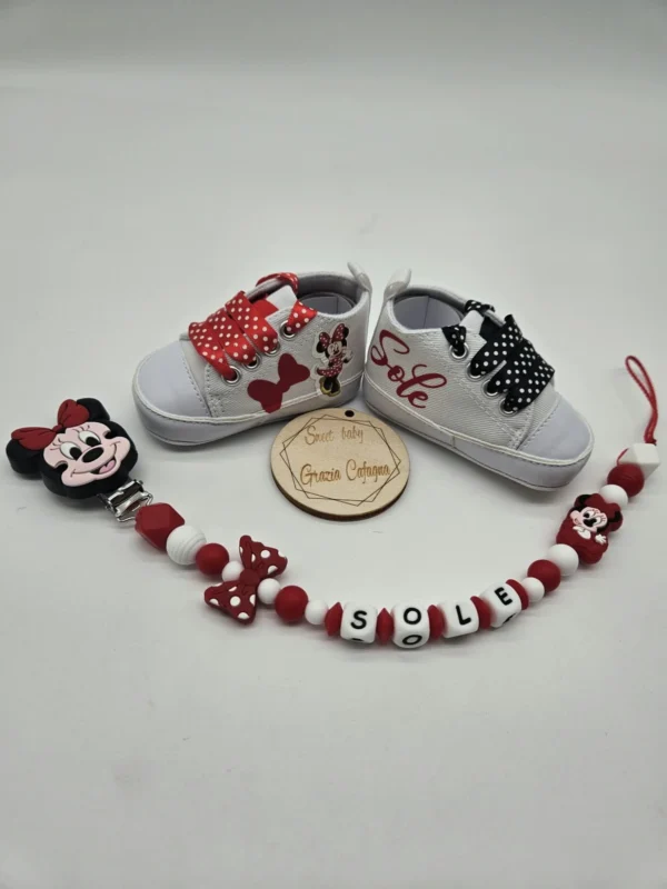 sbc-scarpine-stampate-136 Scarpine Neonato Stampate Minnie Rossa a Pois